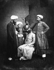 Parsis en Bombay, c. 1870s